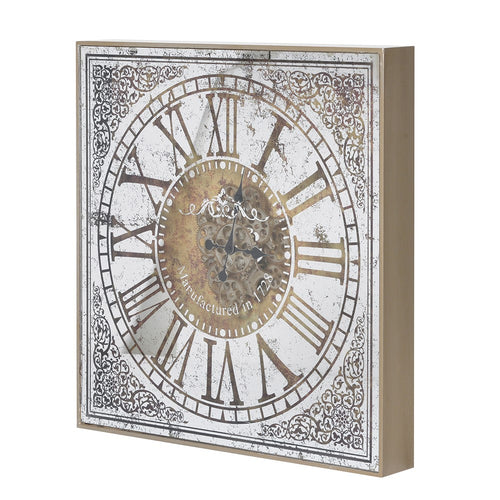Antique Glass Moving Clock 59 cm