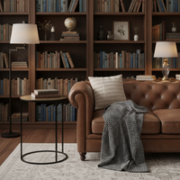 Round, antique bronze topped side tables, perfect to set beside your sofa, or armchairs in your living room, they have a slight industrial twist but the colour is warm enough to fit in perfectly with a period property.&nbsp;&nbsp;