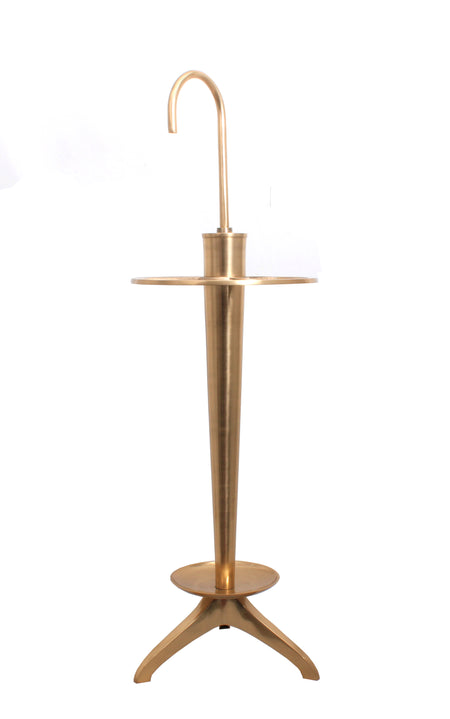 Aged Brass Coat Stand 190 cm