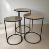 Antique Bronze Top Side Tables