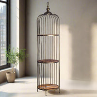 Round Birdcage Shelving 200 cm - CLEARANCE