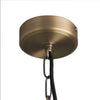 Antique Brass Metal & Glass Lantern Light
