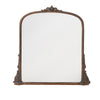 Antique Finished Overmantle Mirror 103 cm