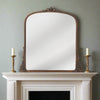 Antique Finished Overmantle Mirror 103 cm