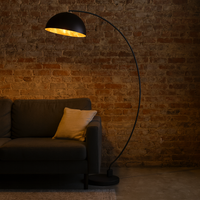 Black Arc Floor Lamp