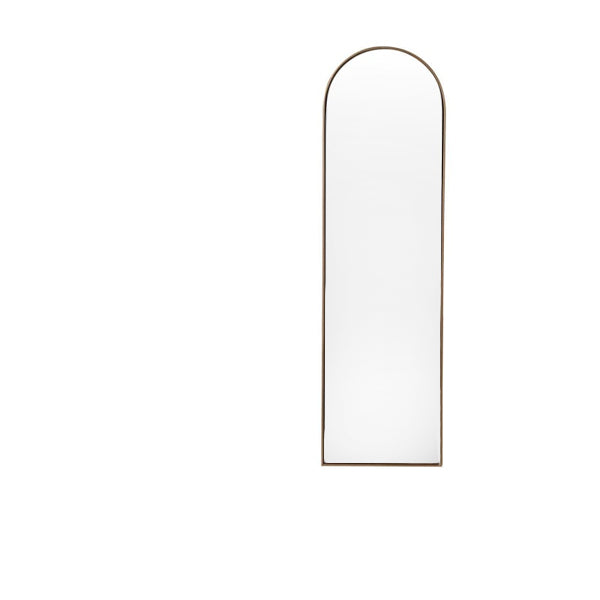 Narrow Arched Skinny Gold Mirror 100 cm x 29 cm