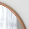 Natural Oak Framed Arched Leaner Mirror 180 cm