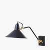 Black Extended Wall Light D: 40 cm