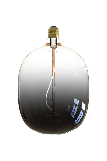 Matt Black Pendant - Smoked Glass Globes