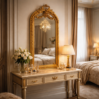 Ornate Arched Medium Dressing Mirror