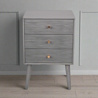 Bedside Grey Wood 61 cm