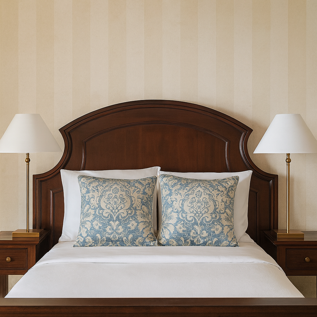 Bring timeless elegance to your bedroom with this bedside table lamp, designed to add both style and functionality to your nightstand. Featuring a slim antique brass base and a crisp white fabric lampshade, this lamp creates a warm, soft glow—perfect for reading before bed or creating a cozy bedroom atmosphere.

Its tall, space-saving design makes it an ideal nightstand lamp for small or large bedside tables, while the neutral color palette complements both modern and traditional bedroom décor. Whether you 
