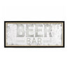 Mirrored Wall Sign "Beer Bar" 59 x 22 cm