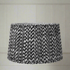 Black Pleated Chevron Shade 30/35/40/45/50 cm