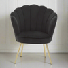 Black Velvet Chair  86cm