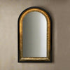 Black & Bronze Gold Lit Metal Mirror 120cm