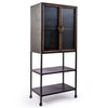 Black Metal Cabinet  150cm