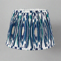 Blue Pleated Lamp Shade 30/35/40/45 cm