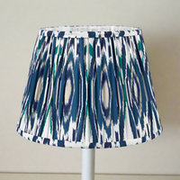 Blue Pleated Lamp Shade 30/35/40/45 cm