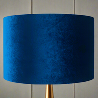 Blue Velvet Lamp & Pendant Shade  45/40/35/30/25 cm