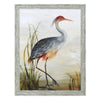 Blue & Red Heron Print 110 cm x 78 cm