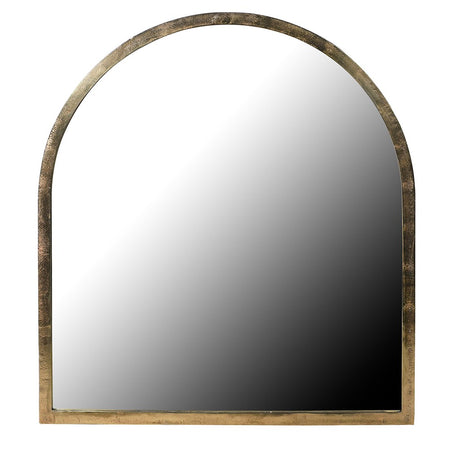 Arched Metal Shaped Gilt Mirror 100cm