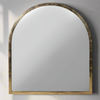 Brass Arched Mirror 101 cm