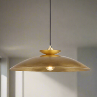 Brass Plated Pendant Light 50cm