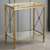 Brass Empire Rectangular Side Table