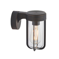Bronze Outdoor Wall Light - Modern Weather-Resistant Sconce