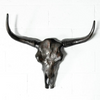 Bronzed Animal Skull 70 cm