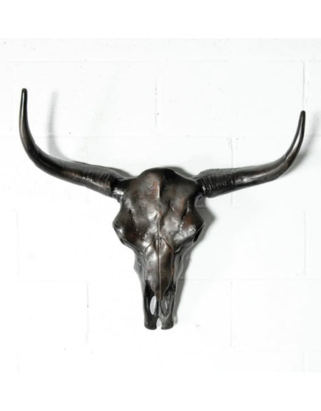 Large Antique Bronze Finish Effect Stag Wall Head
