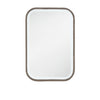Bronze Metal Framed Mirror 95 cm x 65 cm