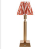 Brushed Gold Rechargeable Touch Lamp With Chevron Pleated Shade - Mix & Match