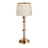 Brushed Gold & Glass Rechargeable Touch Lamp With Clip Shade - Mix & Match