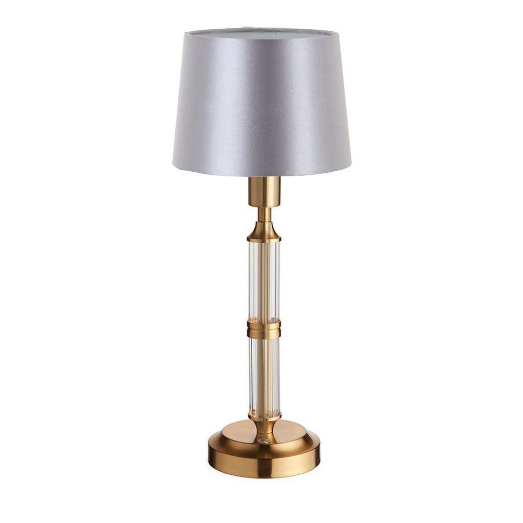 Portable Gold & Glass Rchargeable Lamp