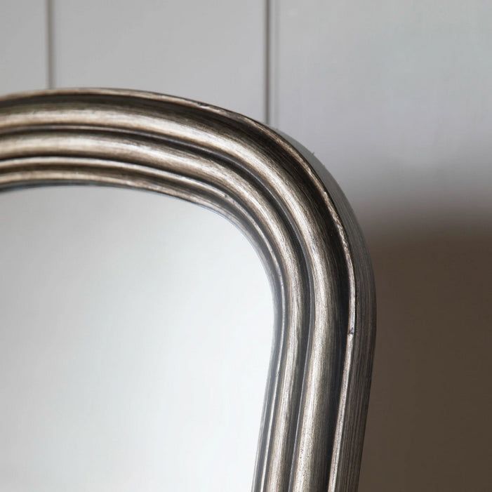 Standing Mirror Brushed Brass