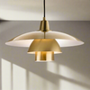 Brushed Brass Metal Pendant - 40cm