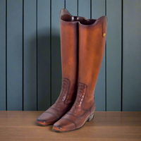 Leather Boots Umbrella Stand