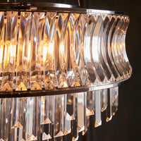 Crystal Prism Drop Chandelier 61 cm