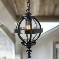 Cast Iron Victorian Globe Outdoor Light IP67 H35 W23 cm