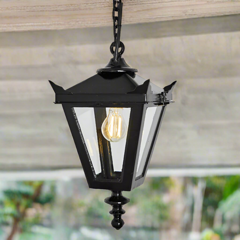 Cast Iron Victorian Traditional Lantern light - Outdoor IP67 - 33 cm