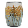 Ceramic stool perfect decorative seating for indoor or outdoor