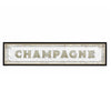 Mirrored Wall Sign "Champagne" 97 x 22 cm