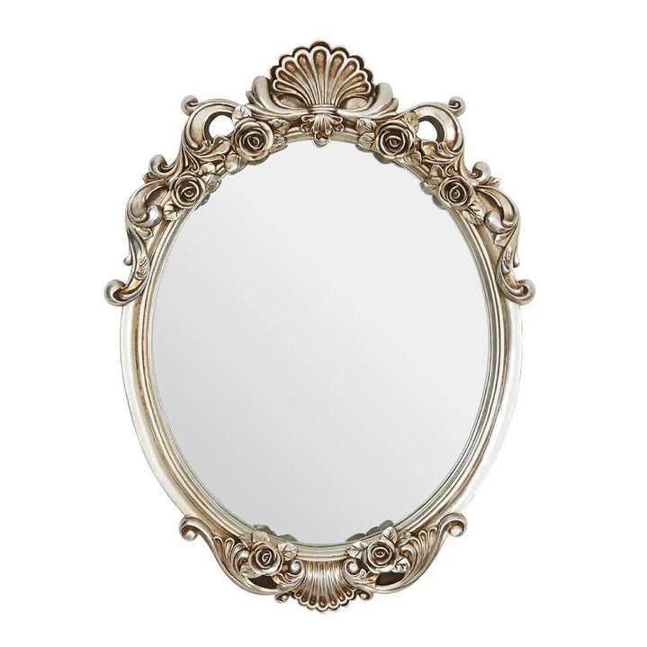 Champagne Oval Mirror 81 x 60 cm