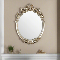 Champagne Oval Mirror 81 x 60 cm