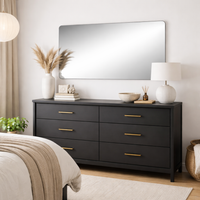 Silver Rectangular Mirror