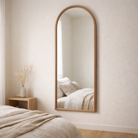 Arched Mirror Natural Oak
