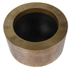 &nbsp;We have a few ultimate items, and this is the ultimate brass planter, a very large round brass pot, perfect for a statement plant.&nbsp; The absolute height of style, any plant would be proud to rest in such a stunning piece.&nbsp; &nbsp;70 cm round and 37 cm high, this is a planter that would not go unnoticed in the most stylish and contemporary of interiors.&nbsp; &nbsp;In an entryway or foyer, a kitchen, for the most precious plants in your living room - the ultimate in sleek, minimalist glamour.