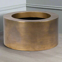 &nbsp;We have a few ultimate items, and this is the ultimate brass planter, a very large round brass pot, perfect for a statement plant.&nbsp; The absolute height of style, any plant would be proud to rest in such a stunning piece.&nbsp; &nbsp;70 cm round and 37 cm high, this is a planter that would not go unnoticed in the most stylish and contemporary of interiors.&nbsp; &nbsp;In an entryway or foyer, a kitchen, for the most precious plants in your living room - the ultimate in sleek, minimalist glamour.
